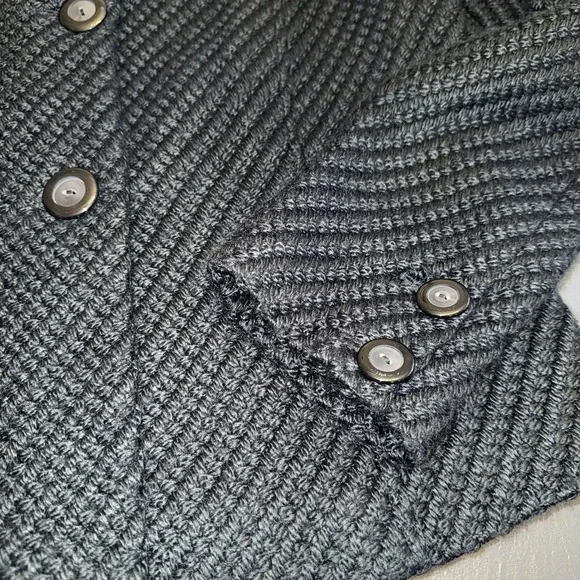 Madison Hill NY Waist Length Blazer Black Sz 12 Acrylic/Wool Blend Cottagecore - Picture 4 of 12